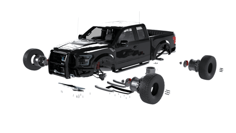 4X4 3D model