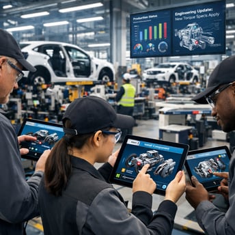 How Automotive OEMs Cut Operator Training Time With 3D Work Instructions