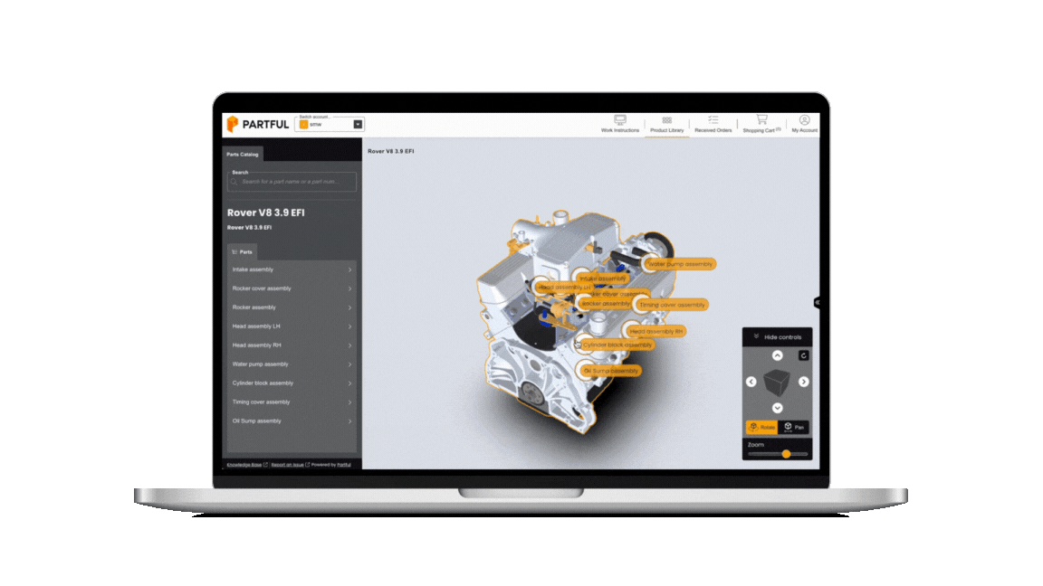 3D Parts Catalog Software Built for OEMs | Partful